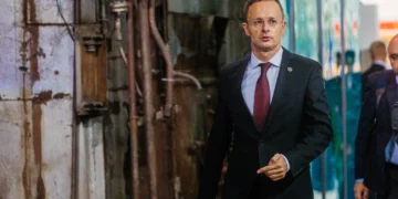 Minister spraw zagranicznych Węgier Péter Szijjártó, aut. Arno Mikkor (EU2017EE) z Flickr