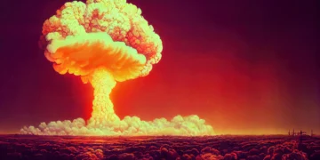 Wybuch jądrowy grafika freepik