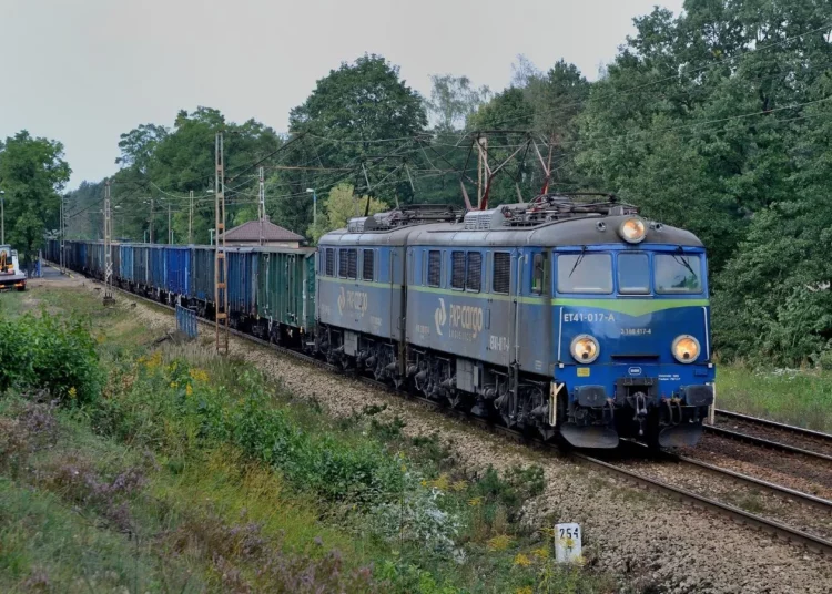 Żarki-Letnisko, PKP Cargo ET41-017, aut. Maarten van der Velden z Flickr