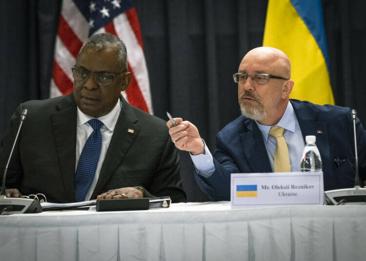 Oleksij Reznikow i Lloyd Austin fot. Flickr