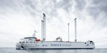 Ariane 6 na pokładzie Canopée, aut. esa.int