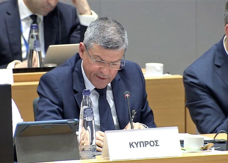 Minister energii Cypru, George Papanastasiou, aut. @pavloskombos z platformy X