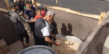 Działania World Central Kitchen w Strefie Gazy, aut. @WCKitchen z platformy X