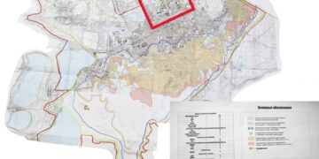 Mapa terenu zalewowego Kurgan