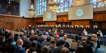 Stosowanie Konwencji w sprawie zapobiegania i karania zbrodni ludobójstwa w Strefie Gazy (Republika Południowej Afryki przeciwko Izraelowi) - Wysłuchania publiczne w sprawie wniosku o wskazanie/modyfikację środków tymczasowych złożonego przez RPA, 16-17 maja 2024 roku, aut. icj-cij.org