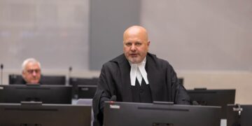 Prokurator MTK Karim A. A. Khan, 16 czerwca 2021 roku, aut. ICC z Flickr