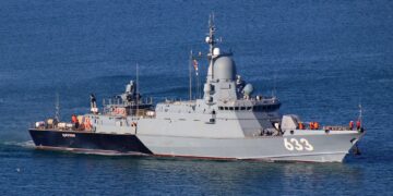 Okręt Cyklon fot. Andriej Briczewski