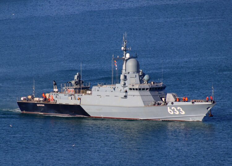 Okręt Cyklon fot. Andriej Briczewski