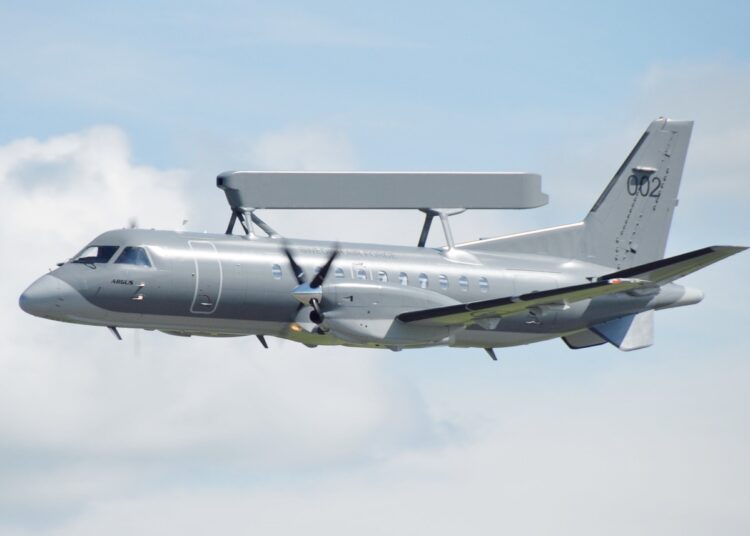 SAAB 340 AEW fot. wikimedia -06-13_1
