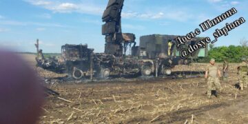 Zniszczony radar 96L6E fot. Dosie Szpiona