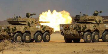 Chiński niszczyciel czołgów ST1 fot. Chińska Armia