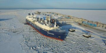 Metanowiec Christophe de Margerie w Sabeccie fot. Novatek