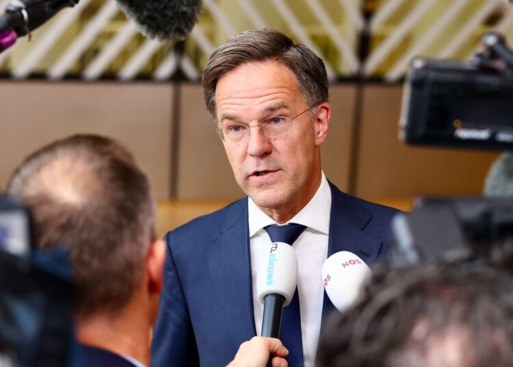Mark Rutte, aut. @MinPres z platformy X