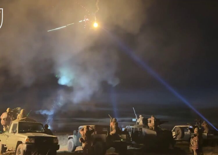 Strzelanie mobilnej grupy przeciwlotniczej