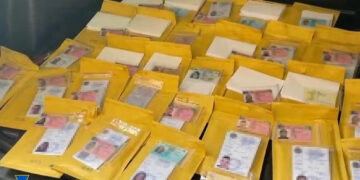 Dokumenty zatrzymane przy dywersantach fot. SBU