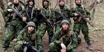 Czeczeńscy bojownicy fot. Makhaterltak