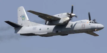 Ukraiński An-32B fot. Planespotters.net/Chris Lofting