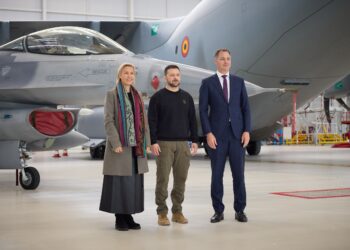 Spotkanie Prezydenta Ukrainy przy uroczystości przekazania F-16