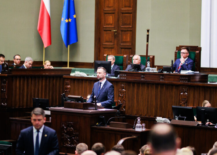 Minister Obrony Władysław Kosiniak - Kamysz przemawia w Sejmie RP fot. flickr.com/photos/ministerstwoobronynarodowej
