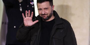 Prezydent Ukrainy Wołodymyr Zełenski